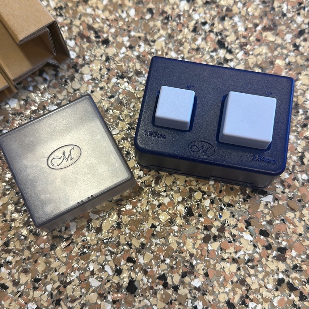 Never used. Mini square maker. Creative memories.